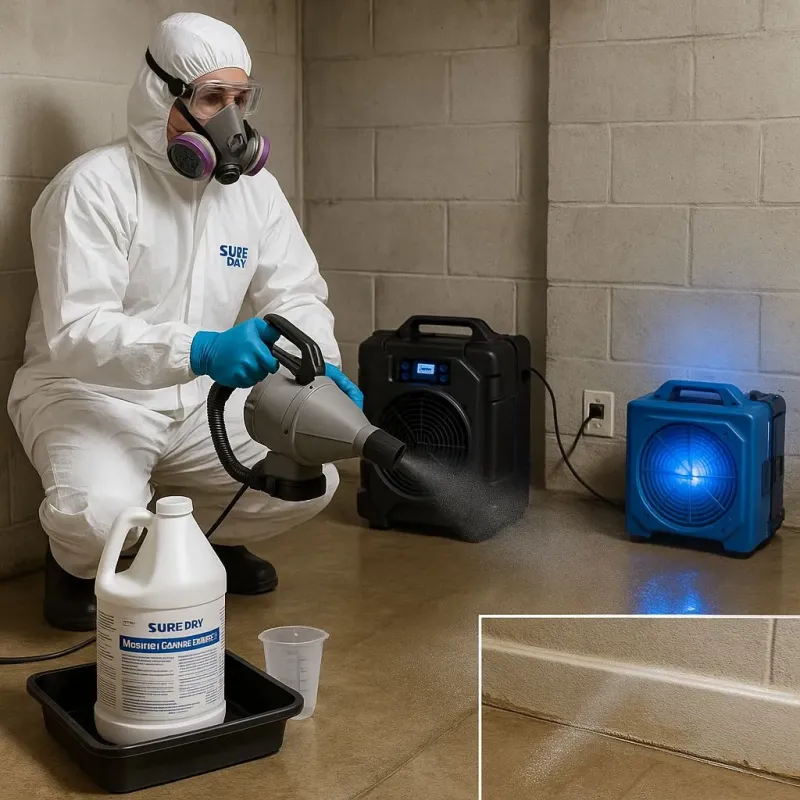 Sanitization and Odor Removal process in Porter County, IN
