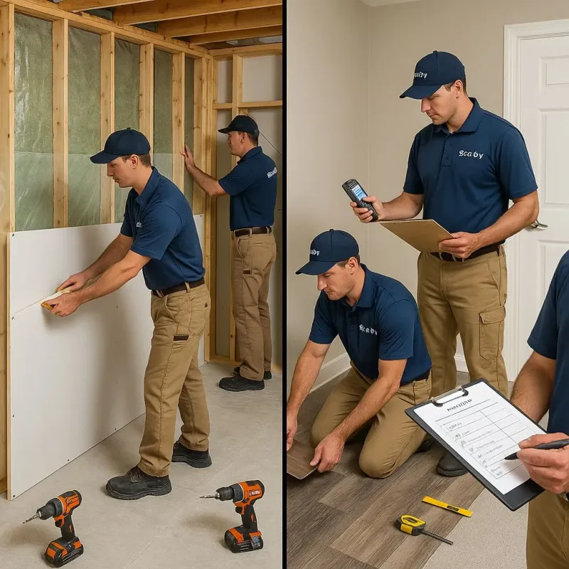 Repairs and Reconstruction process in Porter County, IN